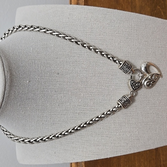 STAINLESS STEEL HEART PENDANT NECKLACE - Picture 1 of 4